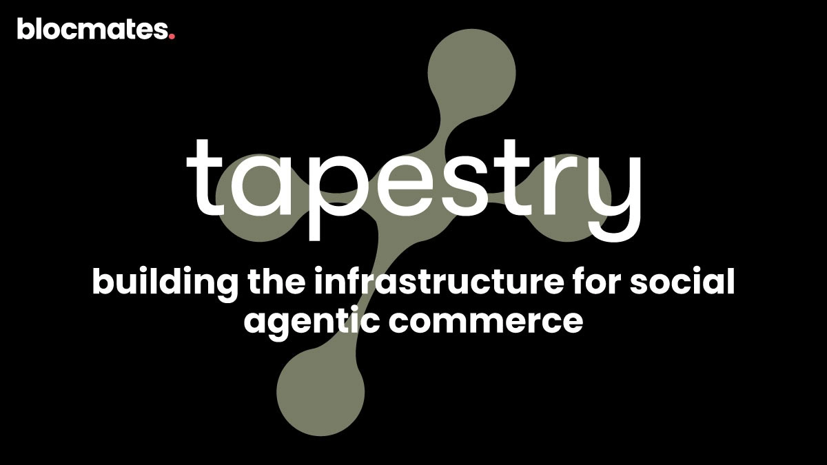 Tapestry: Building the Infrastructure for Social Agentic Commerce 