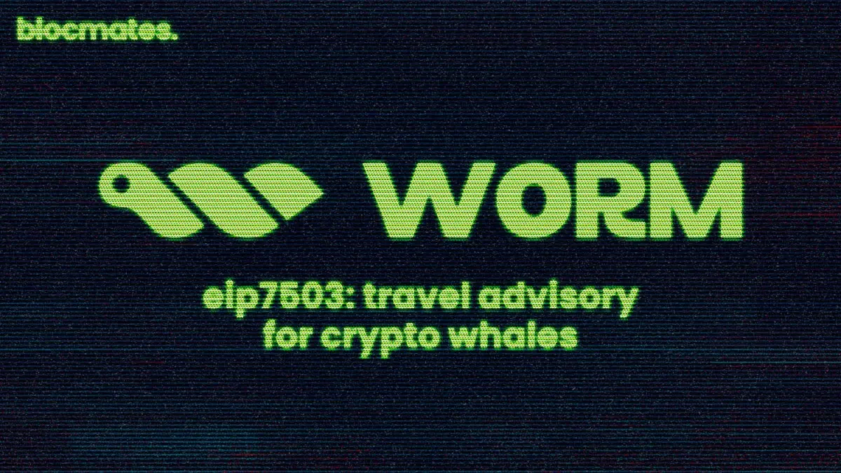 EIP7503: Travel Advisory For Crypto Whales