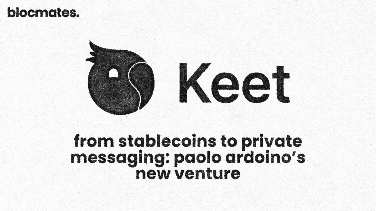 What is Keet? From Stablecoins to Private Messaging: Paolo Ardoino’s New Venture