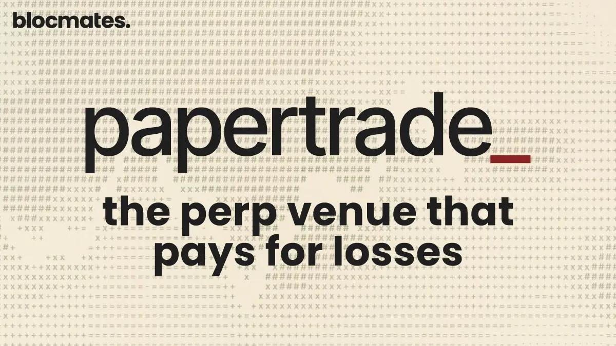 PaperTrade: The Perp Venue That Pays for Losses‍