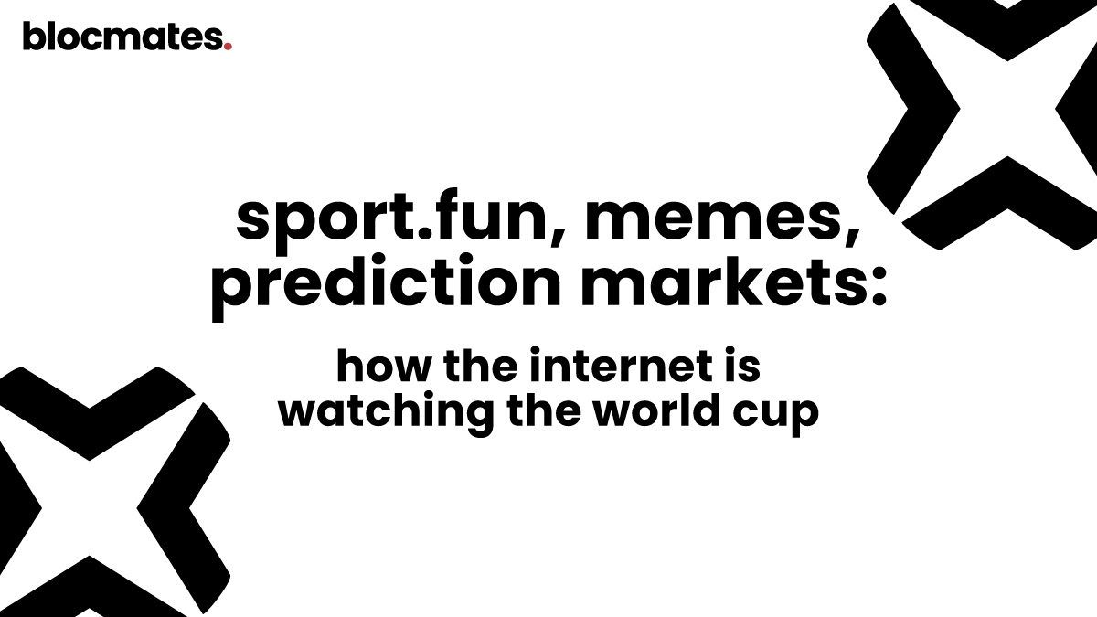 Sport.fun, Memes, Prediction Markets: How the Internet Is Watching the World Cup