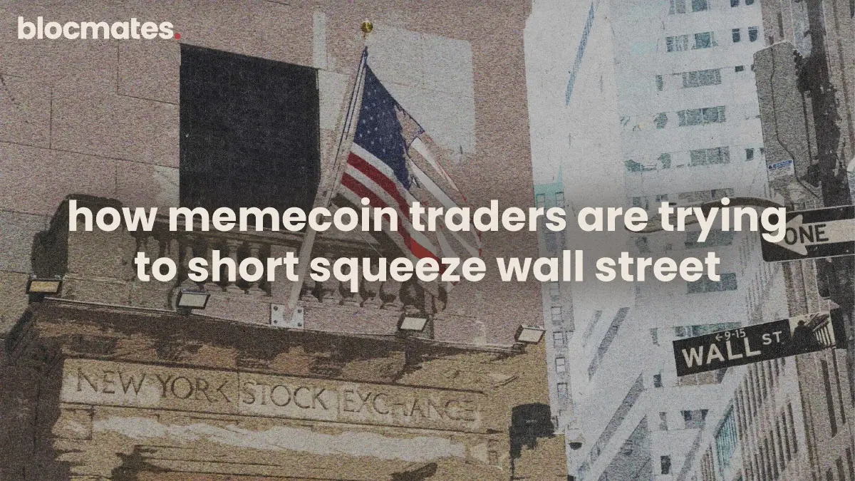 How Memecoin Traders Are Trying To Short Squeeze Wall Street