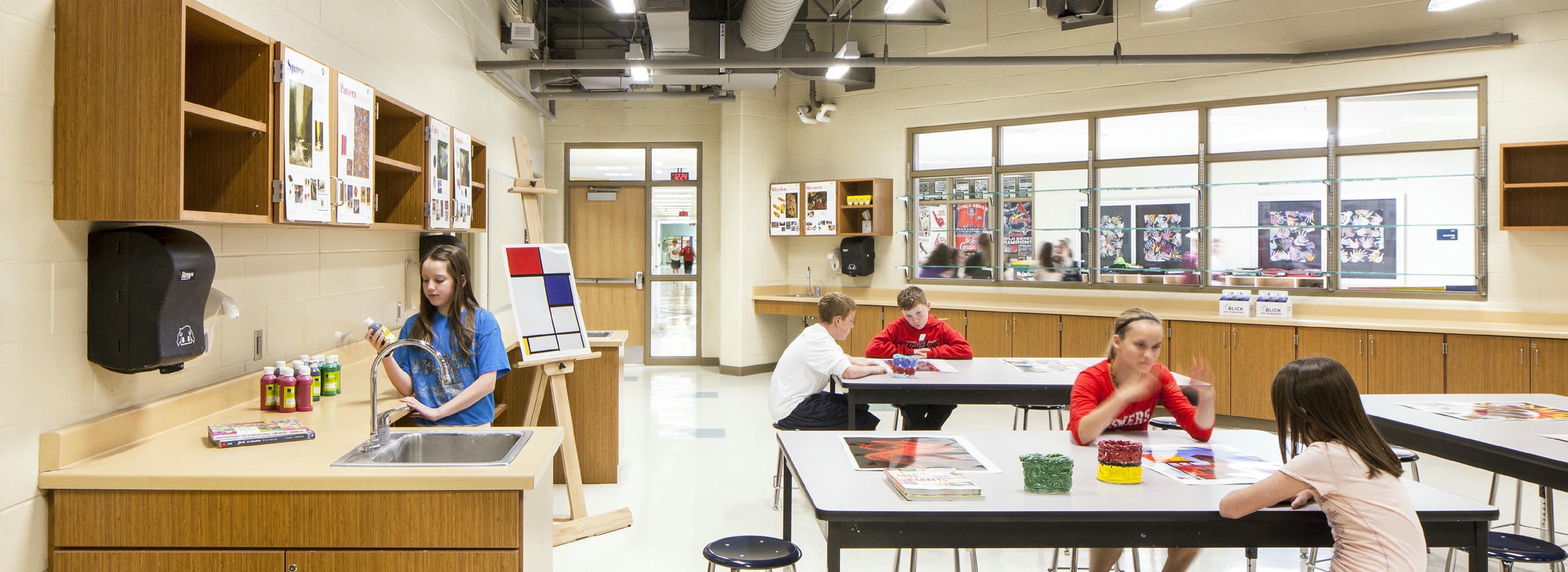 Middle School Art Classroom