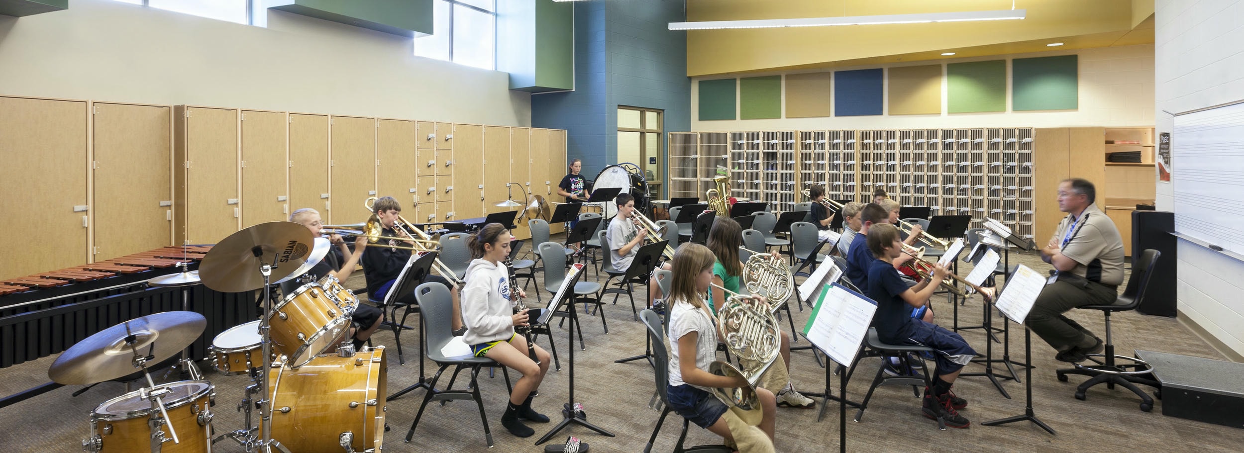 Middle School Music Classroom