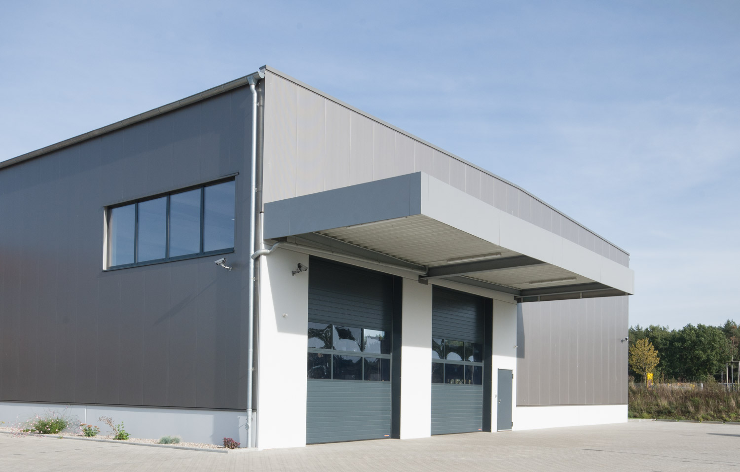 Innenansicht eines neuen Bürobaus