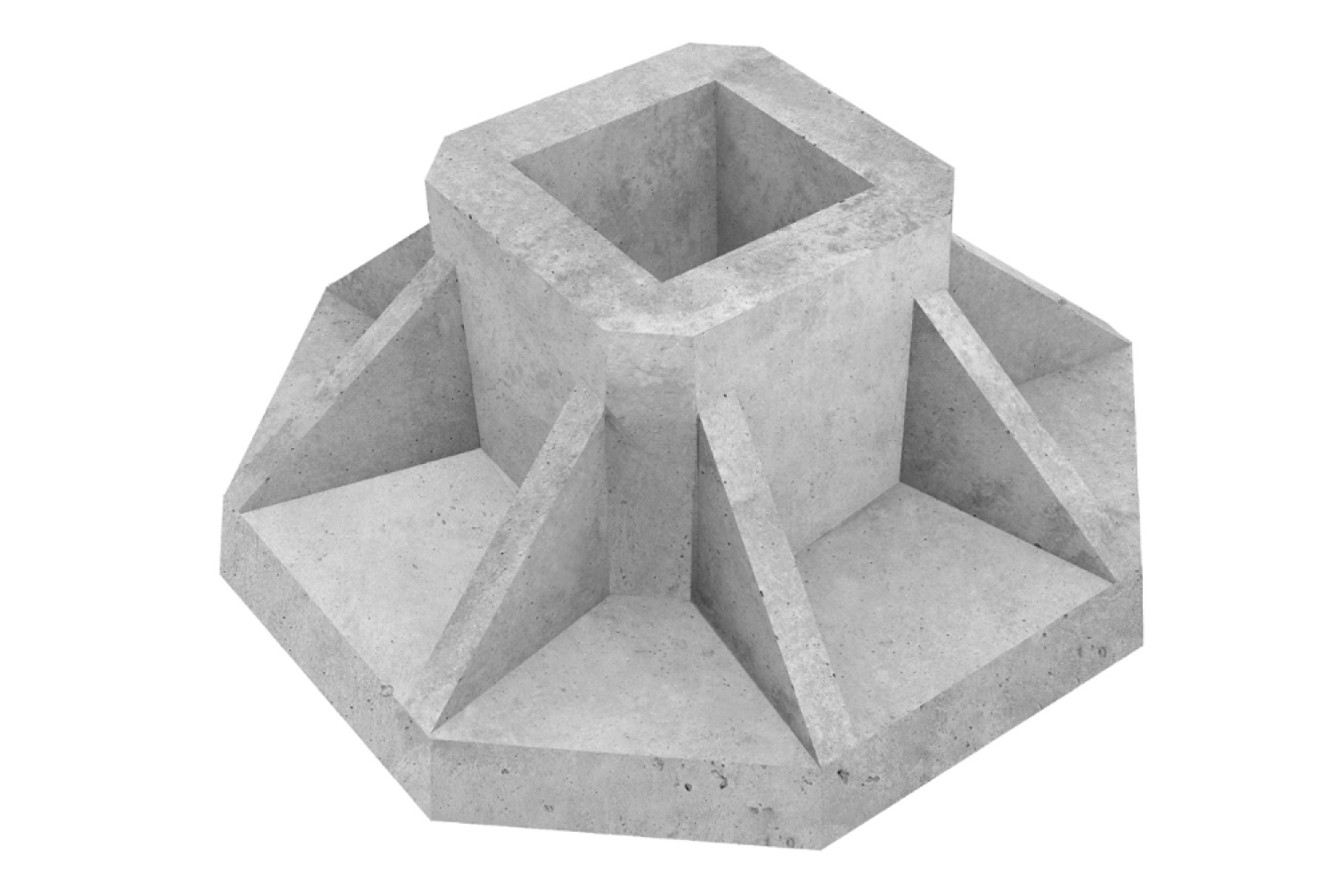 Bild von einem Betonfundament