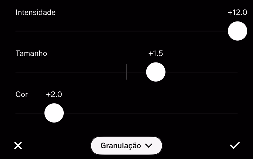 Filtro Granulação - VSCO