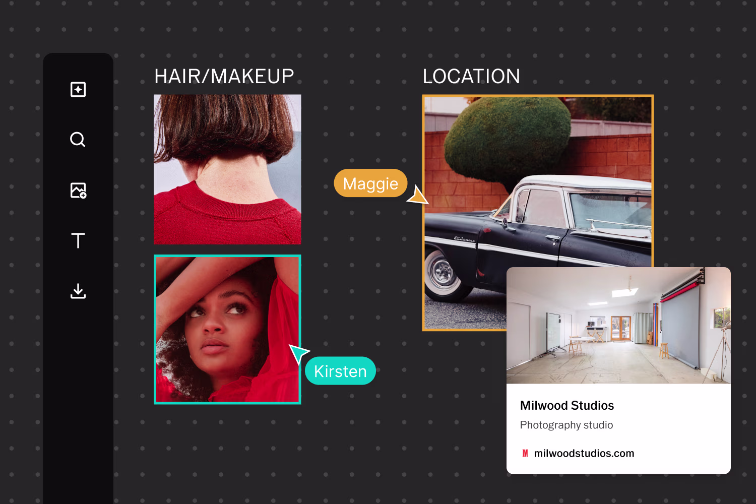 Collaborative AI mood board