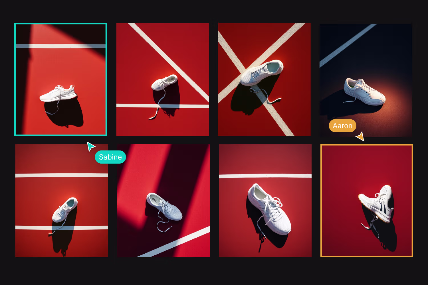 Product photoshoot planning with AI mood board maker