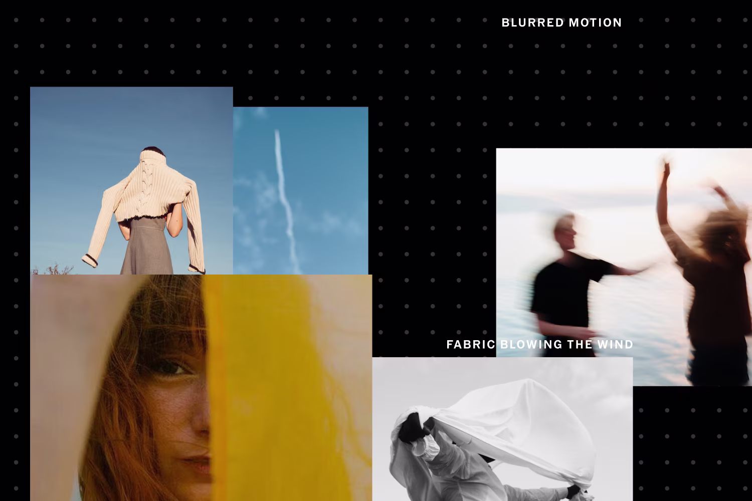 Mood board for photographers