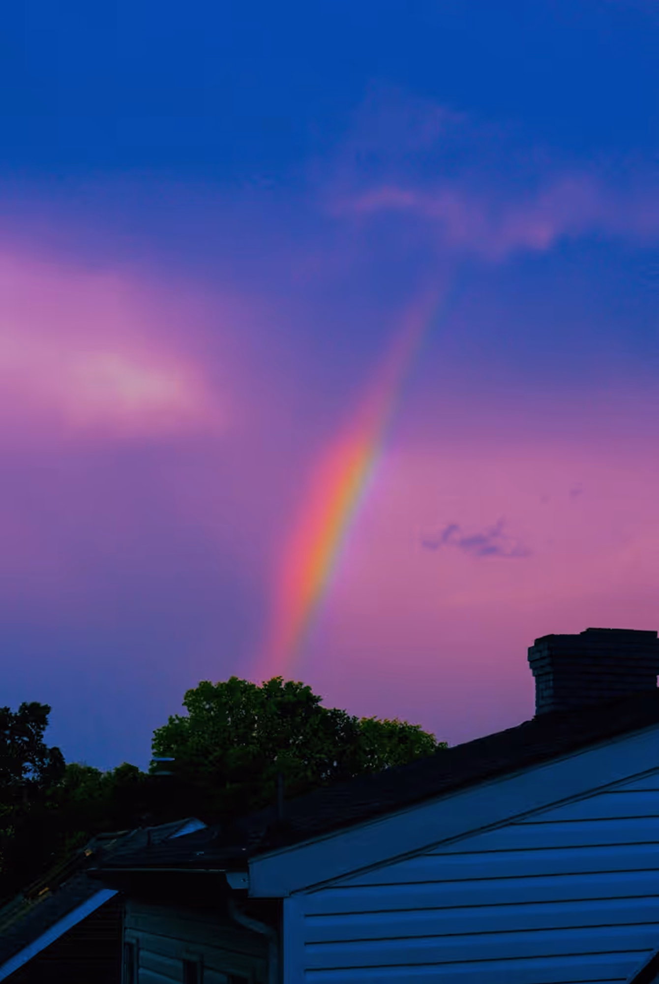 Photo of a rainbow by Tess Burris