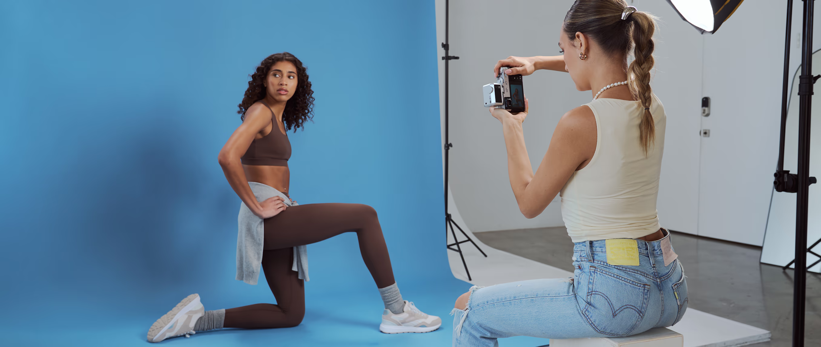 Fitness brand photoshoot