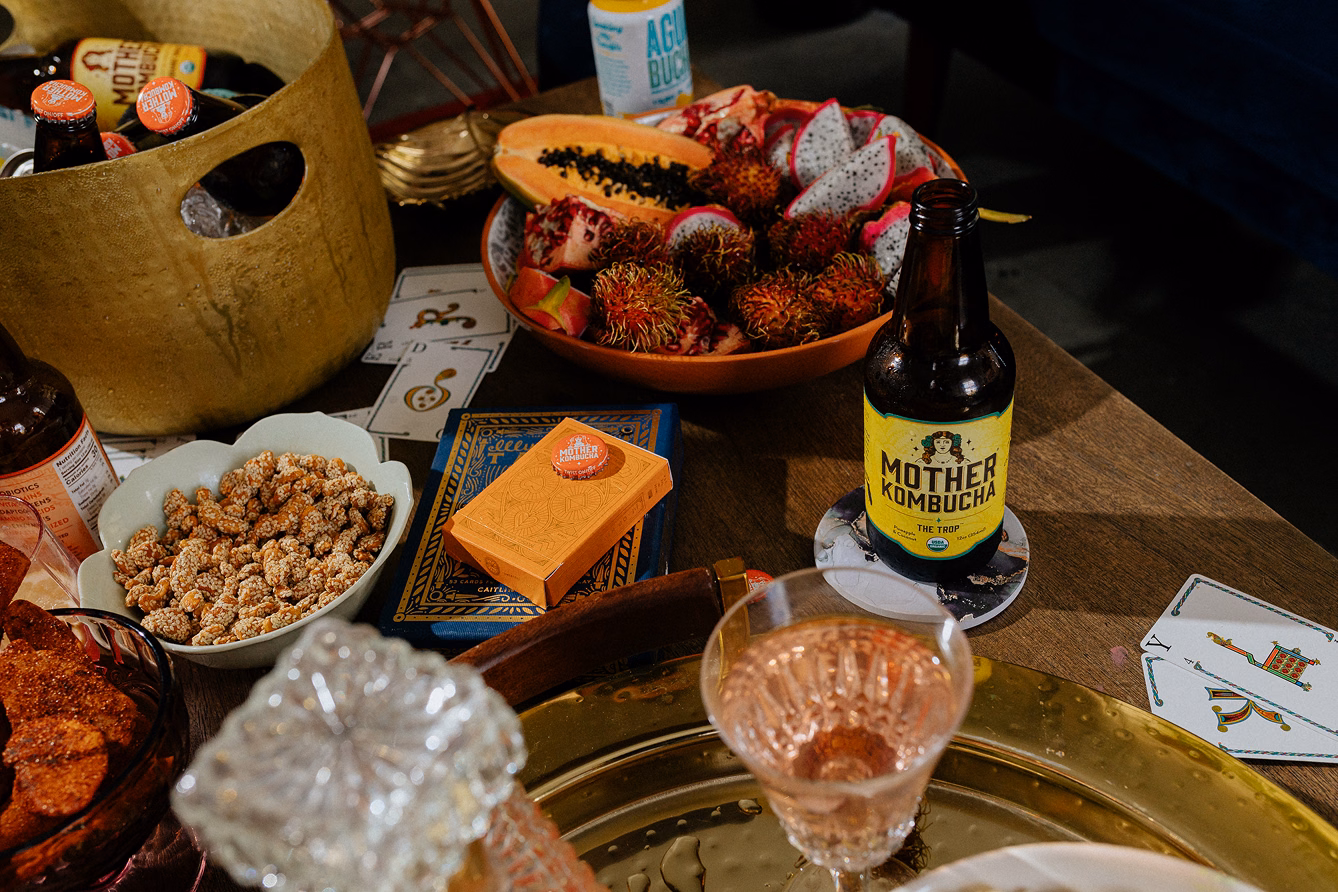 Photoshoot for Kombucha brand