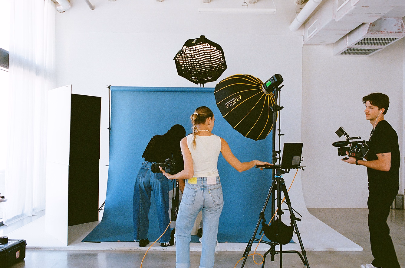 Photoshoot for beauty industry client