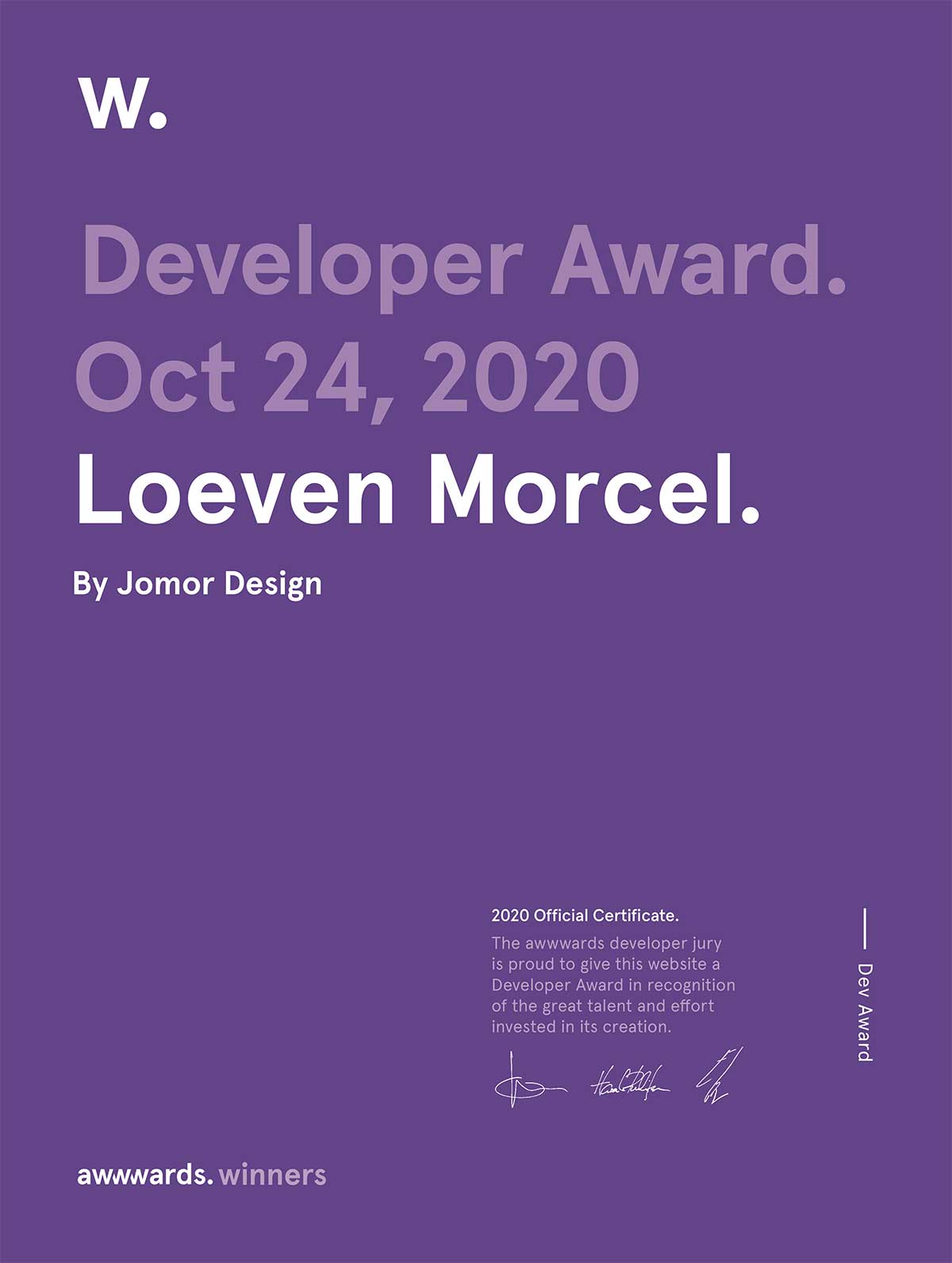 Loeven Morcel - DA