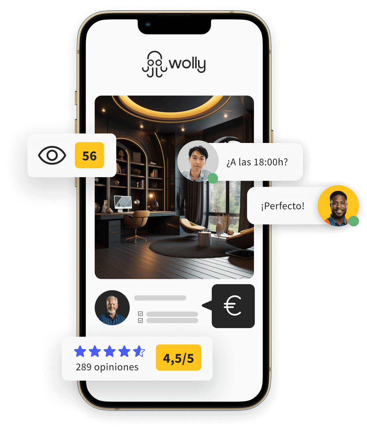ejemplo de la app de wolly