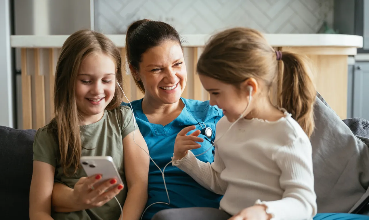 Physician enjoying work-life balance