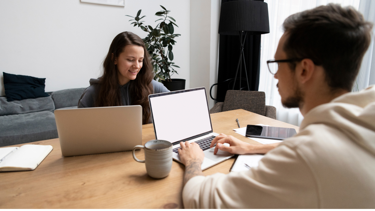 Salariés en télétravail