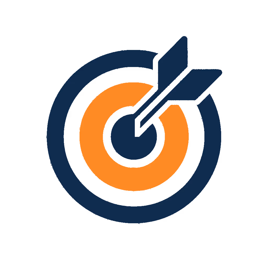 Accuracy - an image of an arrow hitting a target