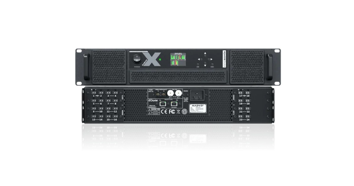 Innosonix MA24/D2 | 24-Channel DSP Amplifier from the Maxx Series