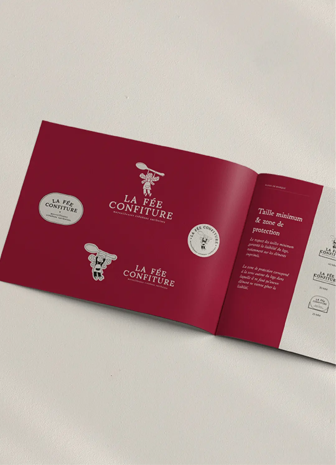 Charte graphique marque food La Fée Confiture