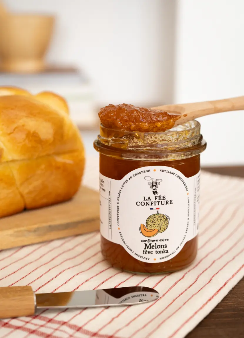 Packaging marque culinaire La Fée Confiture