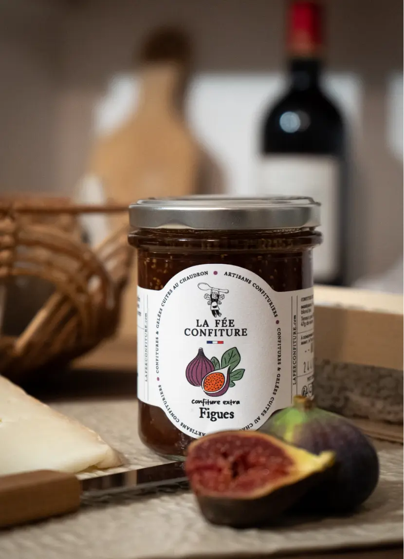 Photo et packaging marque alimentaire La Fée Confiture