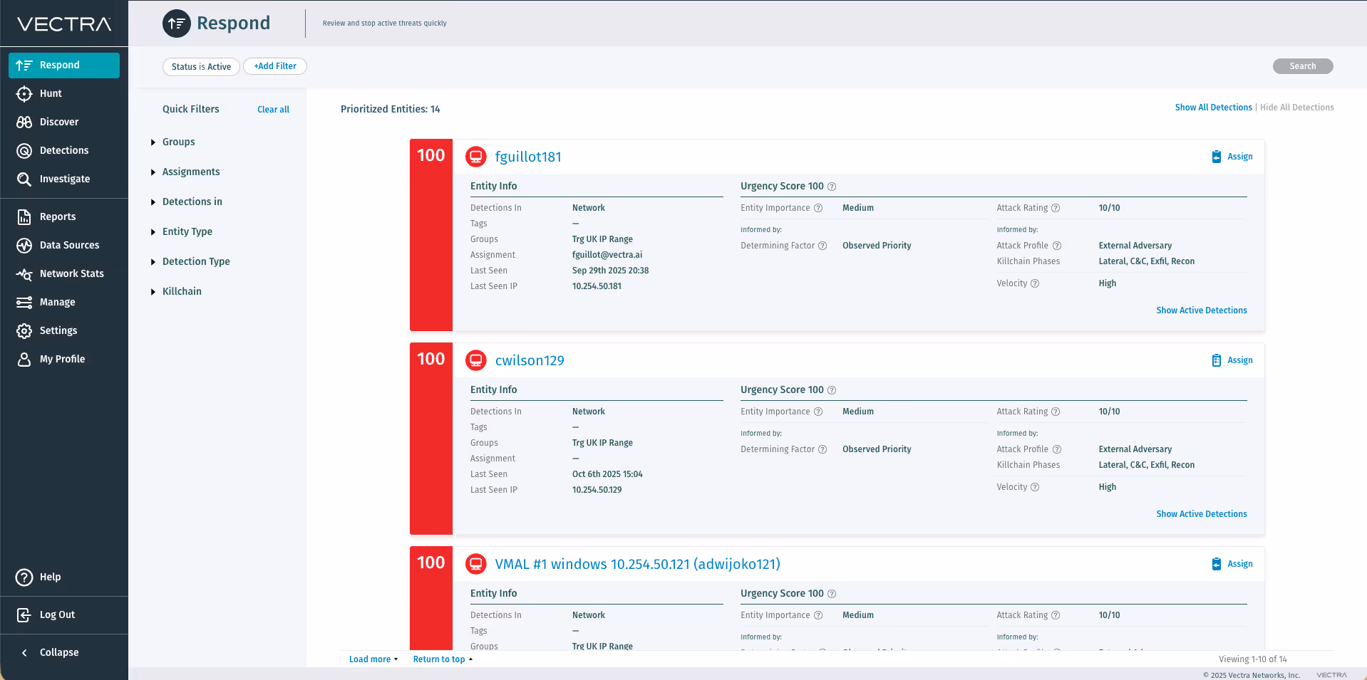Modern approach to network detection and response