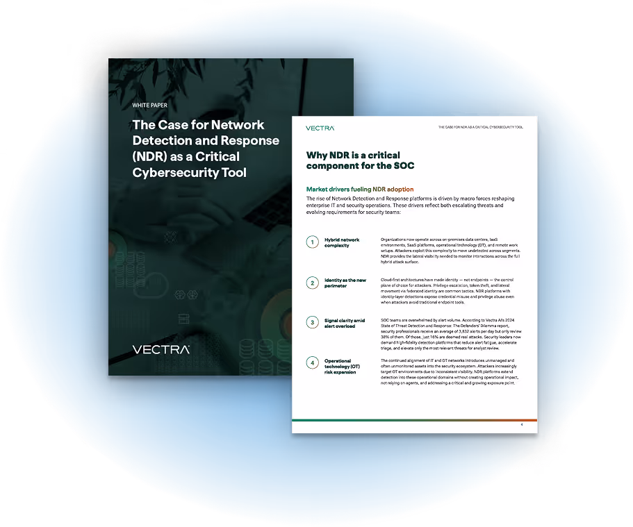 Whitepaper: The Case for NDR as a Critical Cybersecurity Tool
