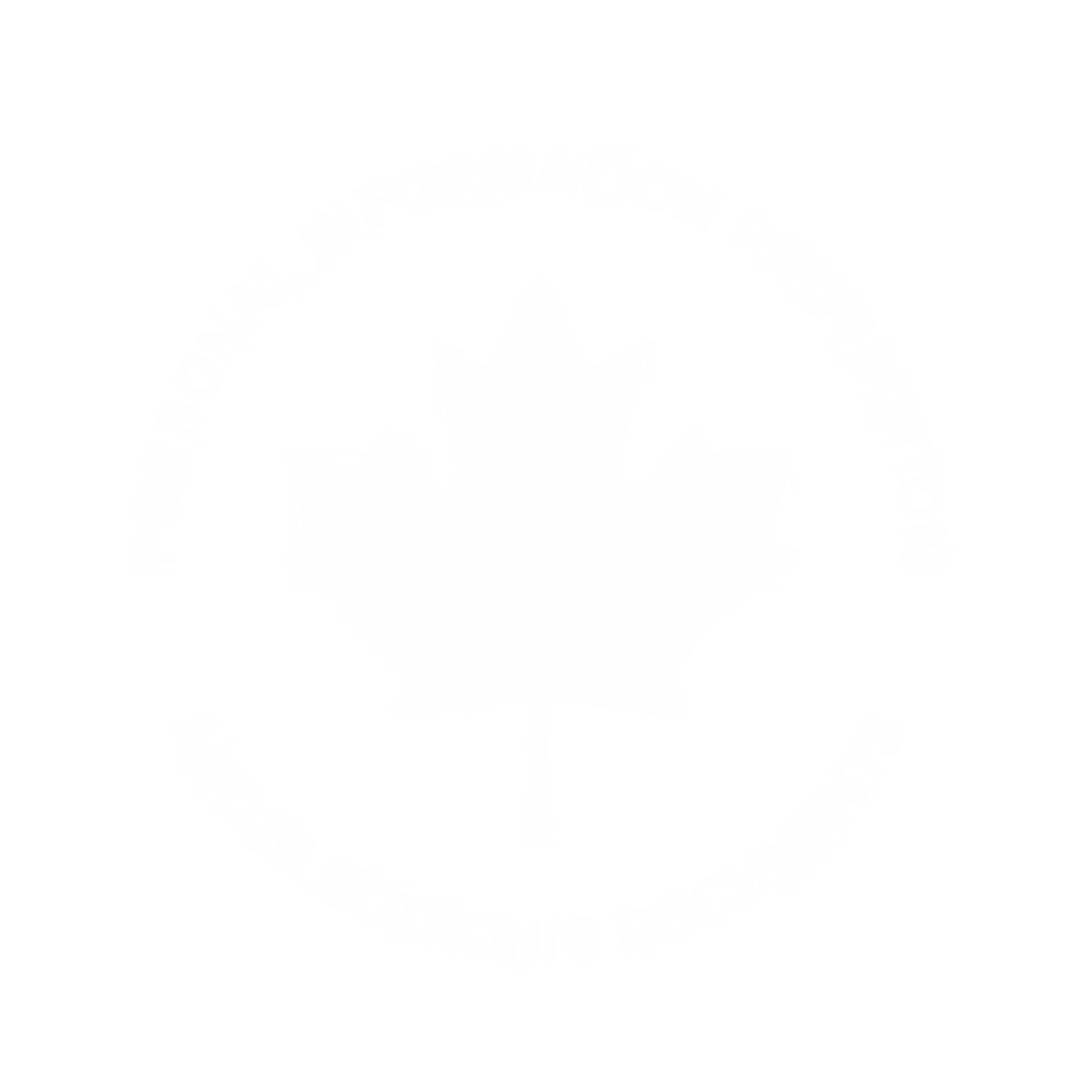 Gray maple leaf surrounded by the text 'Personal Information Protection and Electronic Documents' in a circular layout. Its a PIPEDA badge.