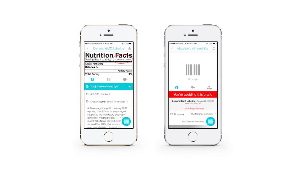Demand Gmo label iphone screens