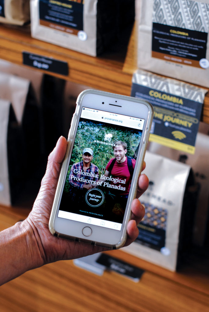 Bridgehead Coffee QR scan