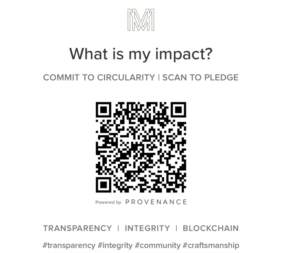 MWoven Fashion QR Code for Fashion Week