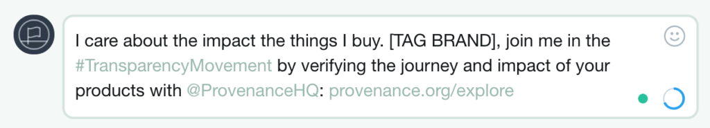 Demand transparency tweet