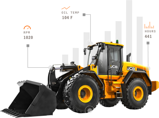 bull dozer with tracking graphics.