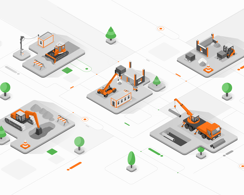 isometric illustration.
