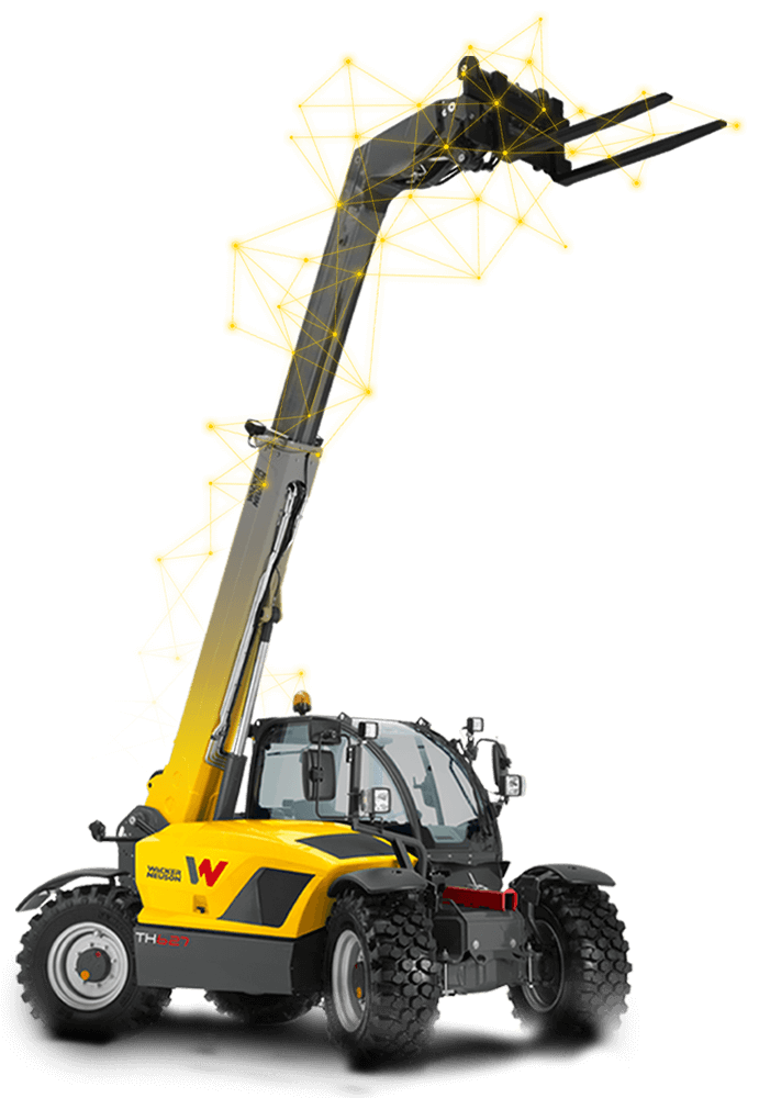 image of a specialized fork lift.