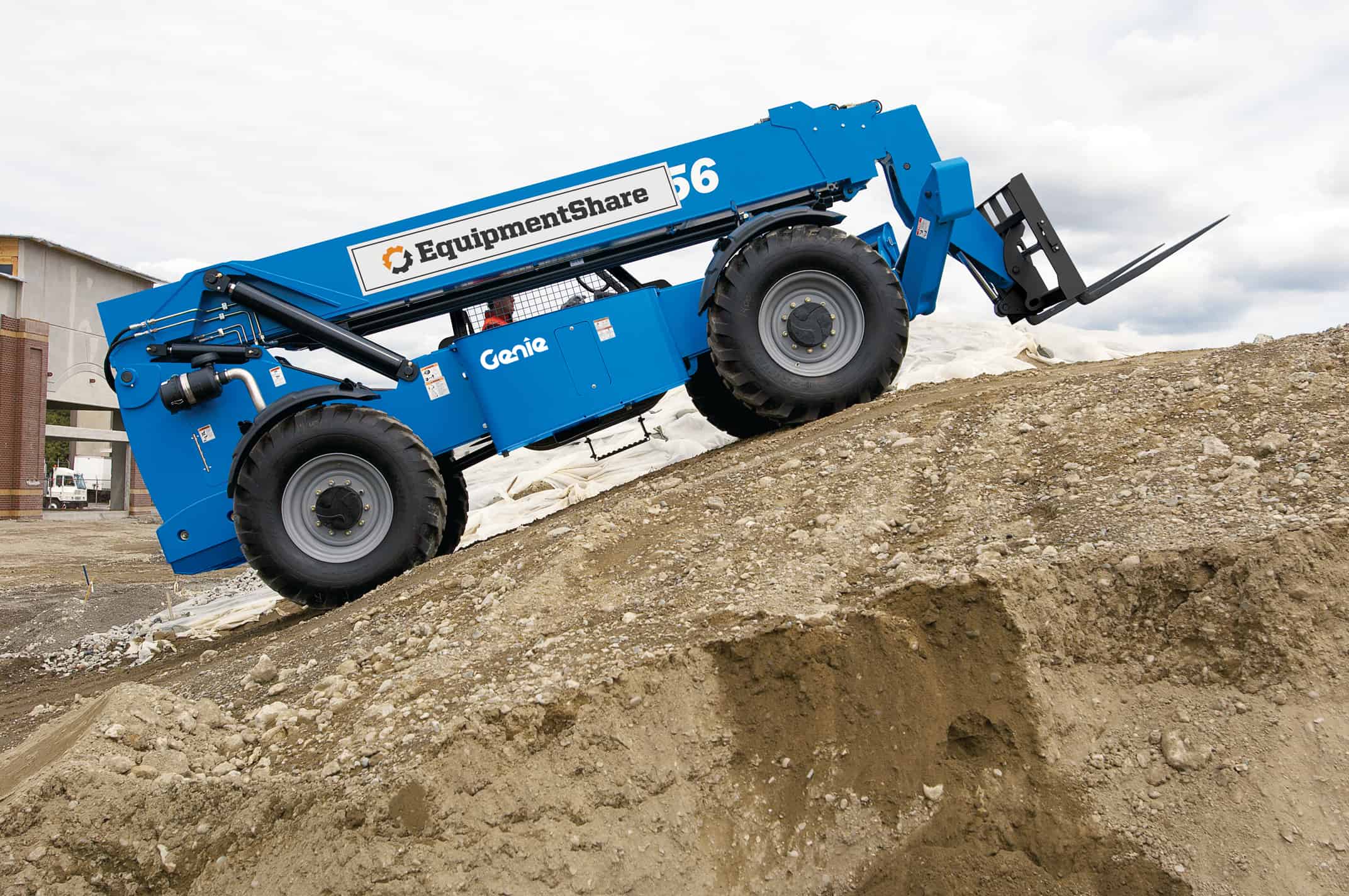 Forklift at a jobsite