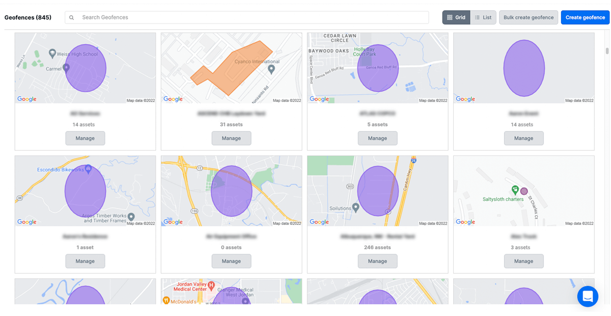 Geofence Dashboard