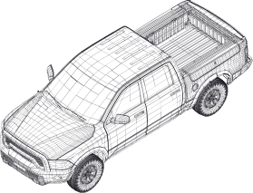 Pickup Truck Graphic