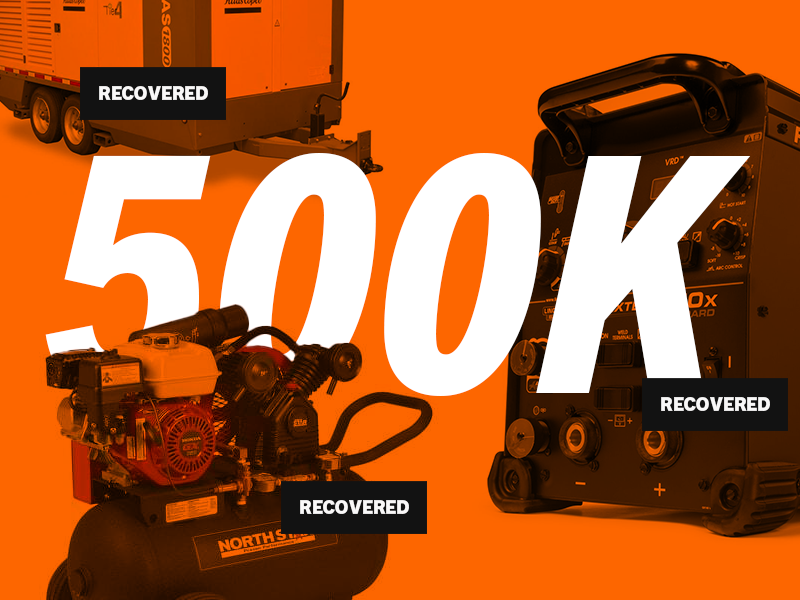 Illustration of some of the equipment recovered