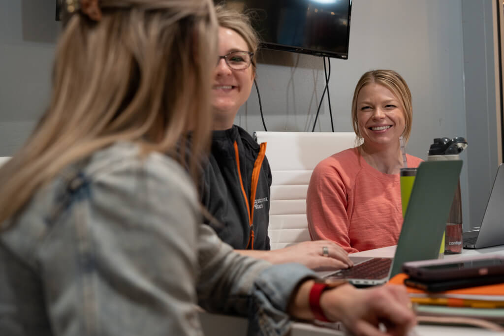 Group of women in a meeting.