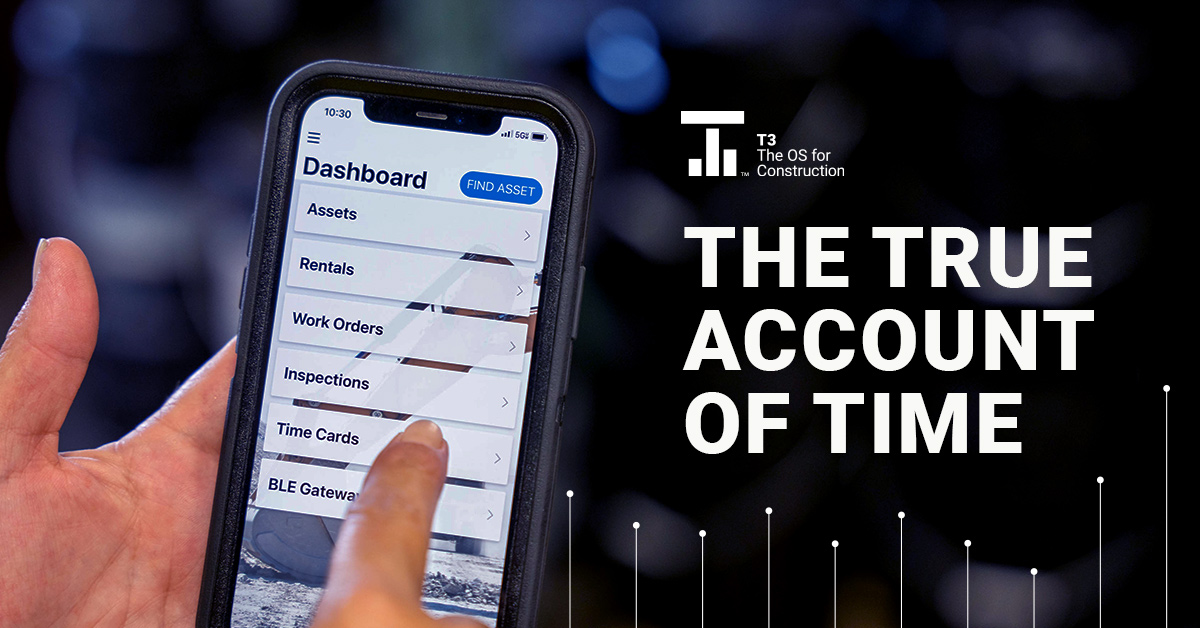 Person interacts with T3 Application