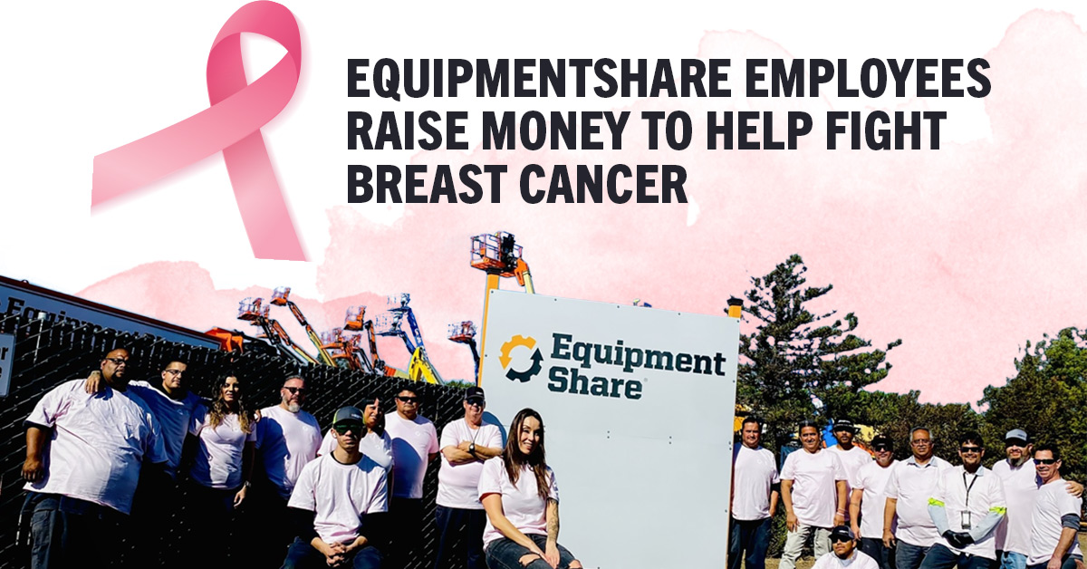 EquipmentShare Employees raise funds for breast cancer research