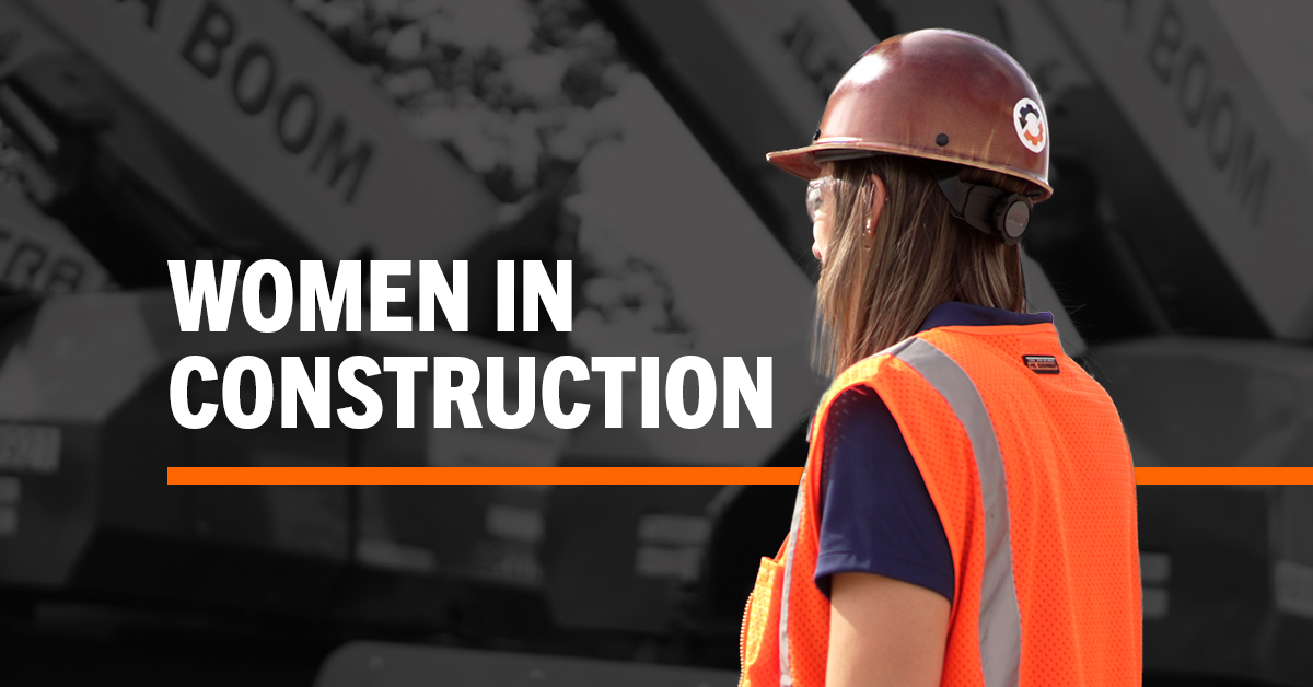 Female construction worker