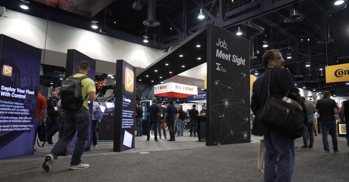 T3 Booth at CONEXPO-CON/AGG 2023