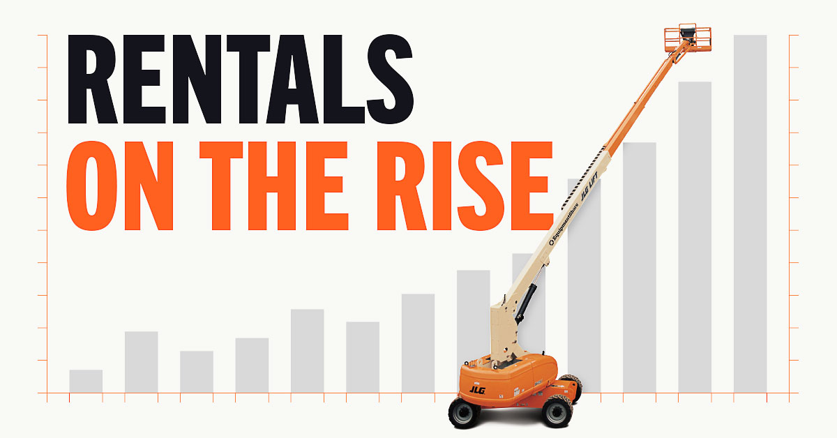 Graphic with boom lift