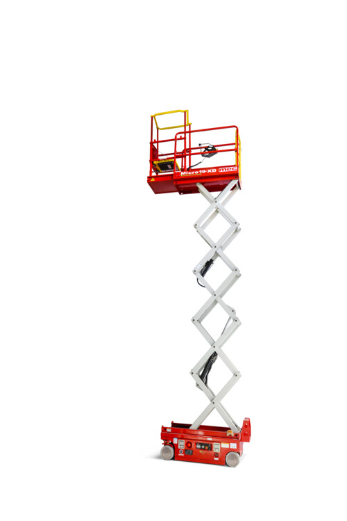 Electric Scissor Lift, 19' Micro available for rent at EquipmentShare