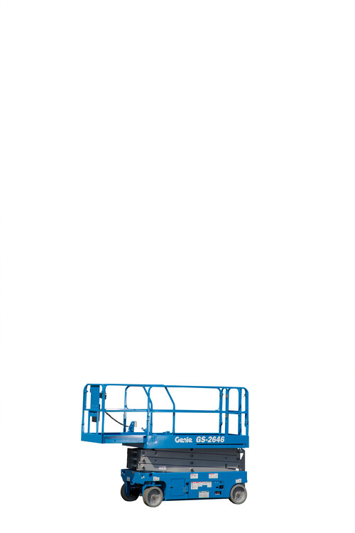 Electric Scissor Lift, 26' Wide available for rent at EquipmentShare