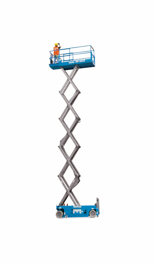 Electric Scissor Lift, 32' Narrow available for rent at EquipmentShare